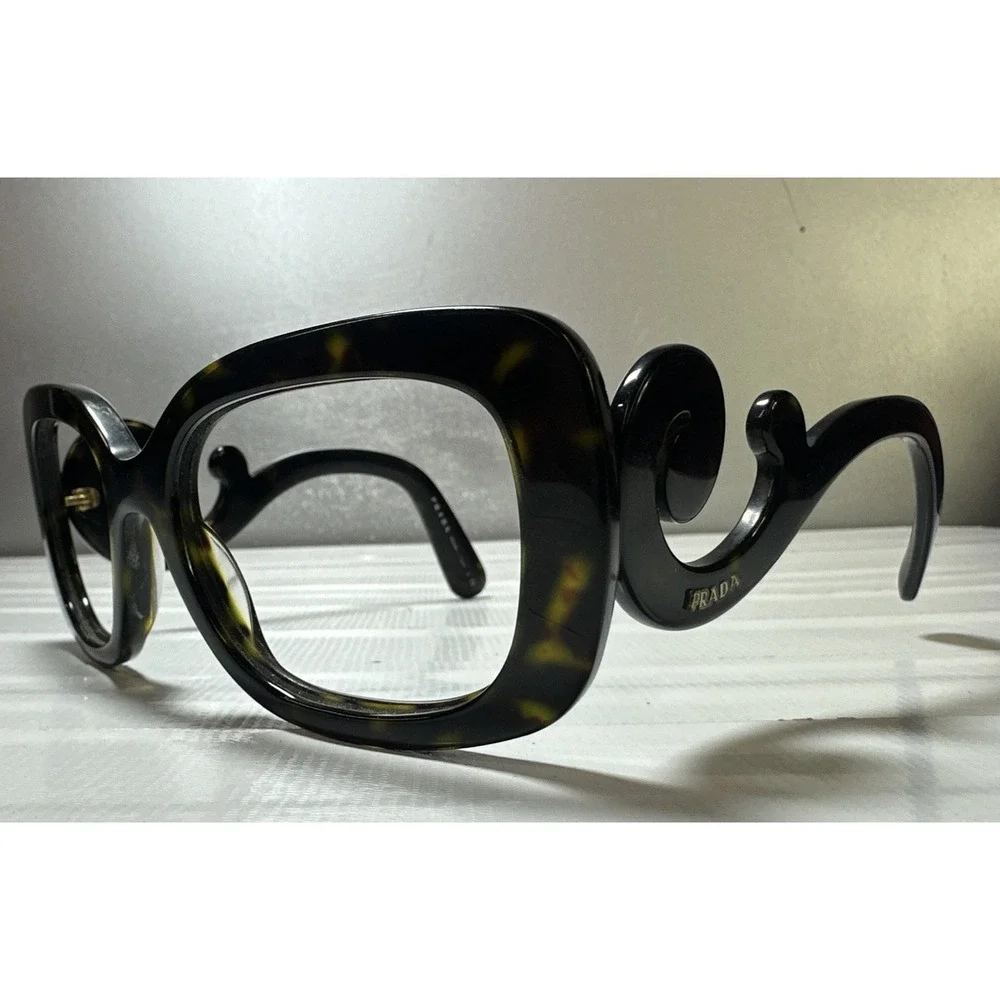 Prada SPR 27O 54-19 2AU-6s1 135  Baroque Black Havana Frame Only Grey Gradient